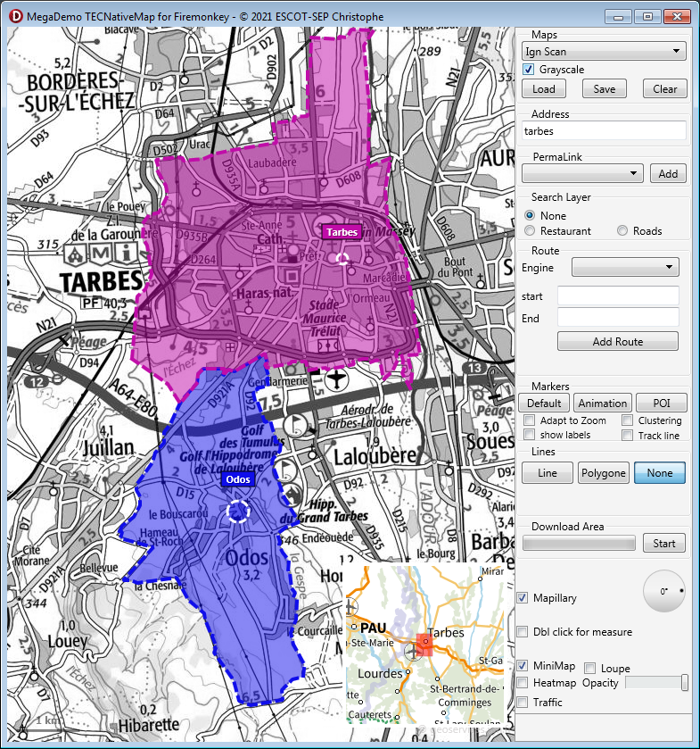 Delphi mapping component